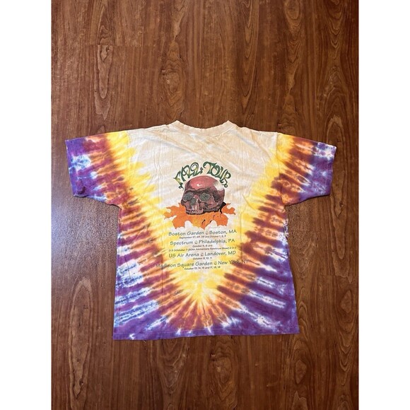 Vintage 1994 Grateful Dead Fall Tour Band T-Shirt Tie Dye Large Single Stitch - Picture 8 of 10